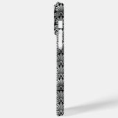 COQUES Case-Mate iPhone ORNATE NOIR & MOTIFS ARGENT (Verso / Gauche)