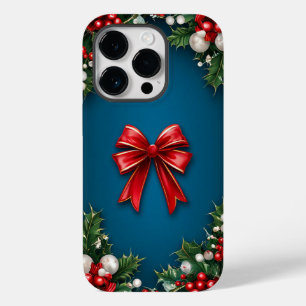 Coque Pour iPhone 14 Pro 🎀 Ornement de Fête Lumineux pour les Fêtes 💙 Noë