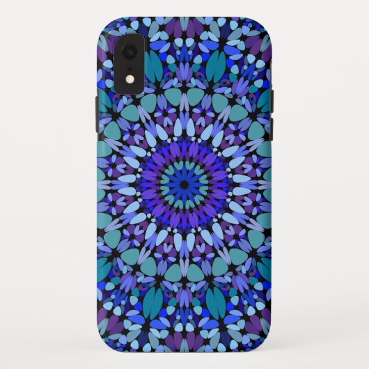 Coques Case-Mate iPhone Ornement de mandala de gravier (Dos)