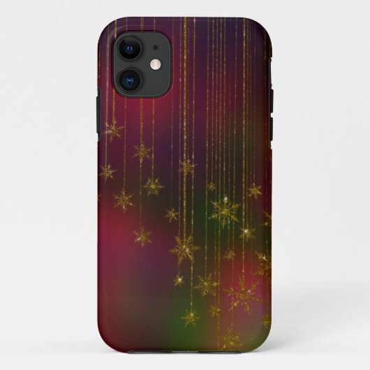 Coques Case-Mate iPhone Ornement Golden Snowflake (Dos)