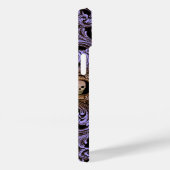 Coques Case-Mate iPhone Ornement Goth Purple Avec Crâne (Verso / Droite)