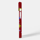 Coques Case-Mate iPhone Ornements de boule et neige (Verso / Gauche)
