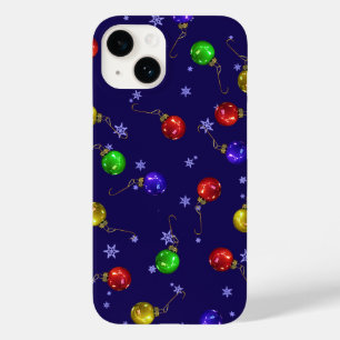Coque Pour iPhone 14 Ornements de boule et neige