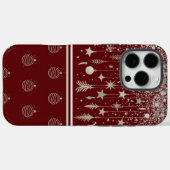 Coques Case-Mate iPhone Ornements de Noël Élégants (Verso (horizontal))