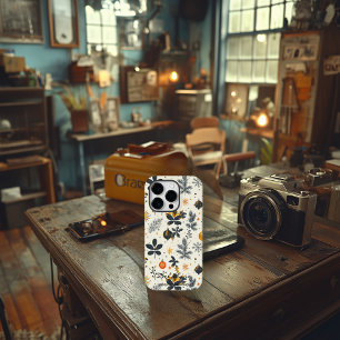 Coque Pour iPhone 14 Pro Ornements de Noël modernes personnalisés