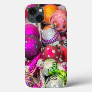 Etui iPhone Case-Mate Ornements en verre traditionnels au marché de Noël