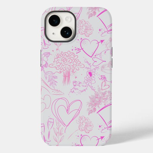 Coques Case-Mate iPhone ornements mariages motif 02 (Verso)