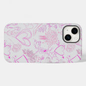 Coques Case-Mate iPhone ornements mariages motif 02 (Verso (horizontal))