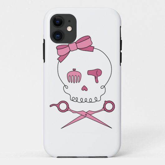 Coques Case-Mate iPhone Os croisés accessoires de crâne et de ciseaux de (Dos)