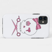 Coques Case-Mate iPhone Os croisés accessoires de crâne et de ciseaux de (Dos (Horizontal))