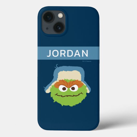 Coques Case-Mate iPhone Oscar le Grouch Visage de la Forêt | Ajoutez Votre (Verso)