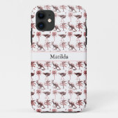 Coques Case-Mate iPhone Ostriches et kangourous, personnalisables (Dos)