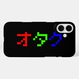 iPhone 16 Plus Case OTAKU 8 bits Pixel japonais Katakana