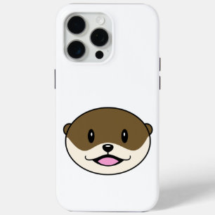 Coque iPhone 15 Pro Max Otter souriant mignon