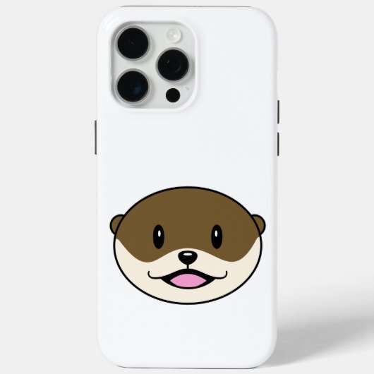 Coques Case-Mate iPhone Otter souriant mignon (Verso)