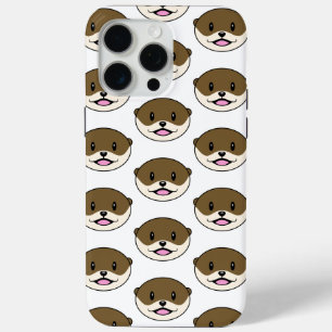 Coque iPhone 15 Pro Max Otter souriant mignon
