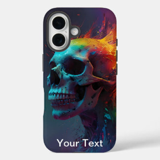 Coques iPhone 16 Otterbox Inferno Zombie Skull Inferno Flame infern