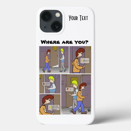 Coques Case-Mate iPhone Où es-tu ? (Verso)