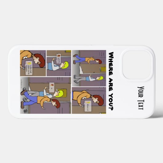 Coques Case-Mate iPhone Où es-tu ? (Verso (horizontal))