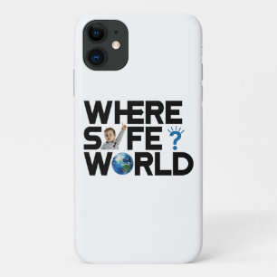 Case-Mate iPhone Case Où est le monde en sécurité ? Nous voulons la libe