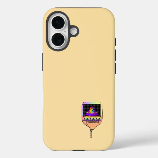 Coques Case-Mate iPhone Où est le Sun Pickleball Creme (Verso)