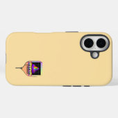 Coques Case-Mate iPhone Où est le Sun Pickleball Creme (Verso (horizontal))
