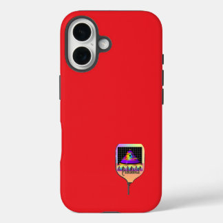 Coques iPhone 16 Où est le Sun Pickleball Red