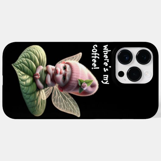 Coques Case-Mate iPhone Où est My Coffee ! (Verso (horizontal))