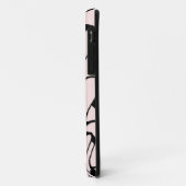 Coques Case-Mate iPhone Où l'art rencontre la pensée noir et rose (Dos/Gauche)