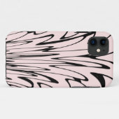 Coques Case-Mate iPhone Où l'art rencontre la pensée noir et rose (Dos (Horizontal))