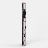 Coques Case-Mate iPhone Où l'art rencontre la pensée noir et rose (Dos/Droite)