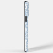 Coques Case-Mate iPhone Où les choses sauvages le modèle floral bleu (Verso / Droite)