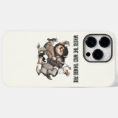 Coques Case-Mate iPhone Où les choses sauvages sont des caractères (Verso (horizontal))