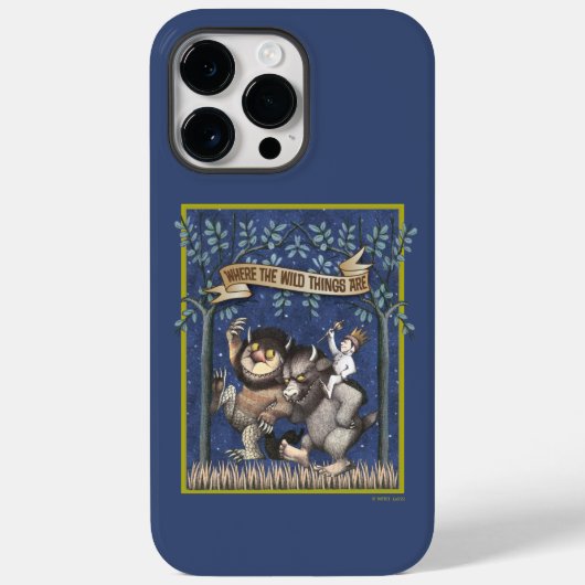Coques Case-Mate iPhone Où les choses sauvages sont graphiques (Verso)