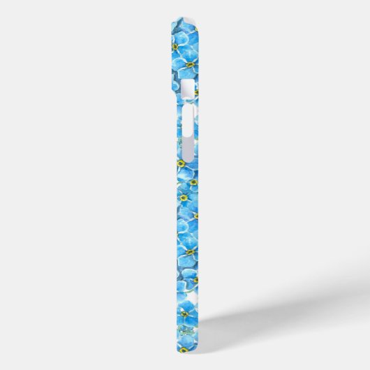 Coques Case-Mate iPhone Oublie-moi pas l'aquarelle (Verso / Gauche)