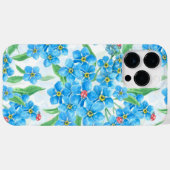 Coques Case-Mate iPhone Oublie-moi pas un motif sans soudure (Verso (horizontal))