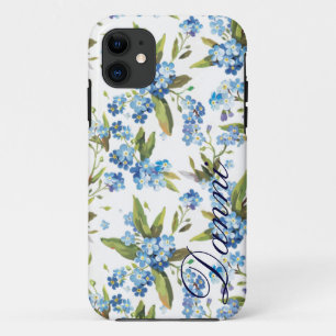 Coque iPhone 11 oubliez-moi cas nommé fait sur commande non floral