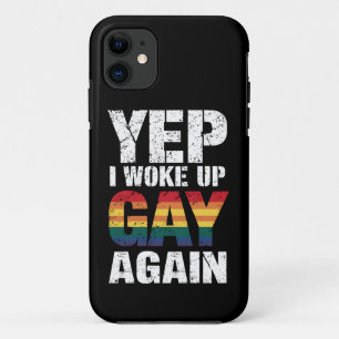 Case-Mate iPhone Case Oui, je me suis réveillé gay encore Fierté Arc-en-