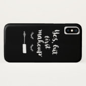 Coques Case-Mate iPhone Oui mais premier maquillage (Dos (Horizontal))