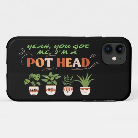 Coques Case-Mate iPhone OUI, TU M'AS EU, JE SUIS UN PLONGEUR POTHEAD drôle (Dos (Horizontal))