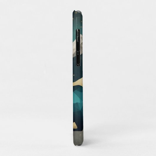 Coques Case-Mate iPhone Ours au clair de lune (Dos/Gauche)