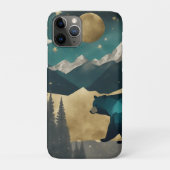 Coques Case-Mate iPhone Ours au clair de lune (Dos)