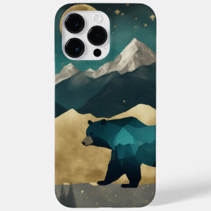 Coque Pour Pour iPhone 14 Pro Max Ours au clair de lune