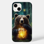 Coques Case-Mate iPhone Ours Avec Les Lucioles En Jar (Verso)