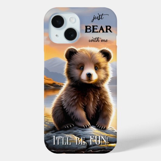 Coques Case-Mate iPhone Ours avec moi Cute Bear Cub (Verso)