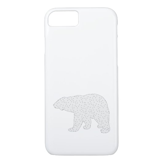 Coques Case-Mate iPhone ours blanc (Dos)