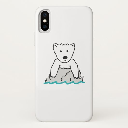 Coques Case-Mate iPhone Ours blanc (Dos)