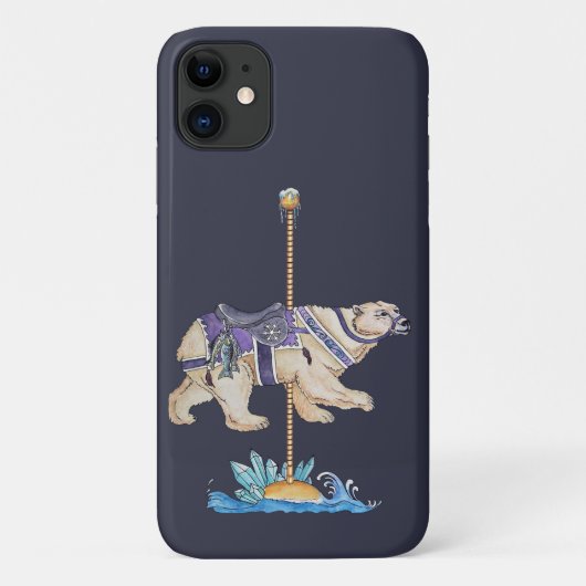 Coques Case-Mate iPhone Ours blanc de carrousel (Dos)