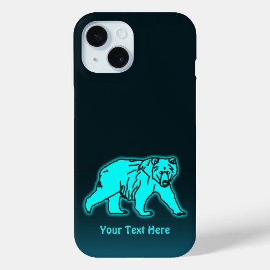Coques Case-Mate iPhone Ours bleu Kodiak (Verso)