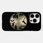 Coques Case-Mate iPhone Ours Cerf Aigle Lune Forêt Silhouette (Verso (horizontal))